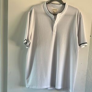 Nordstrom White Polo Shirt Short Sleeve